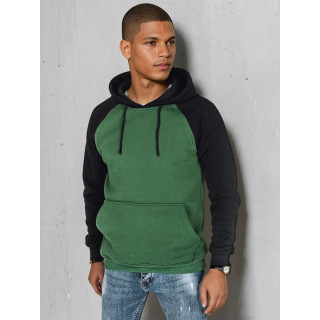 Zöld férfi pulóver BX5895 zsebbel