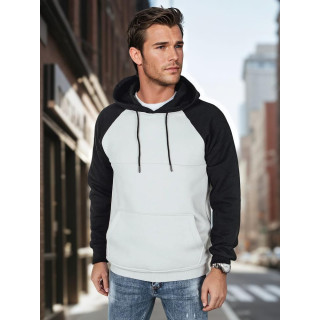 Férfi világosszürke pulóver BX5894 zsebbel