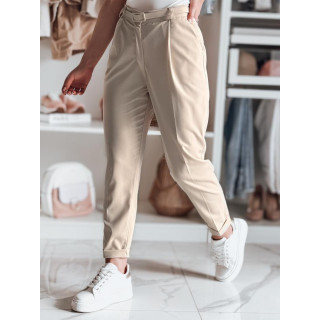 Női elegáns bézs nadrág UY2516