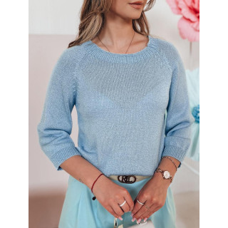 Kék női pulóver 3/4 ujjal MY2434