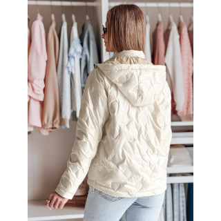 Fehér kifordítható női kabát TY4862