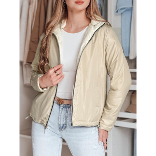 Fehér kifordítható női kabát TY4862