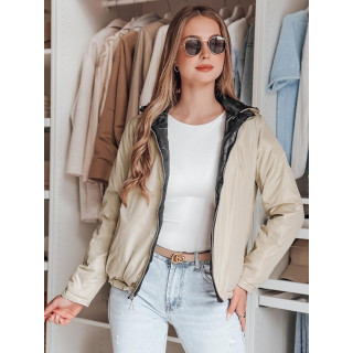 Kifordítható női kabát, fekete TY4861 színű