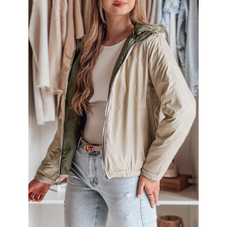 Női kifordítható zöld kabát TY4860