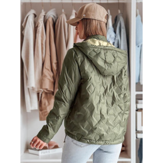 Női kifordítható zöld kabát TY4860