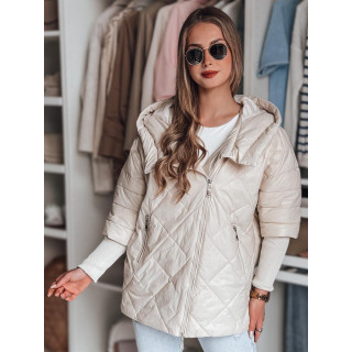 Oversize női bézs kabát TY4856