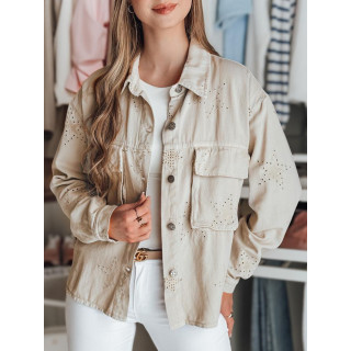 Női ingdzseki bézs színben TY4846