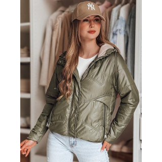 Tavaszi női kabát zöld színben TY4857