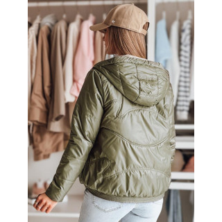 Tavaszi női kabát zöld színben TY4857