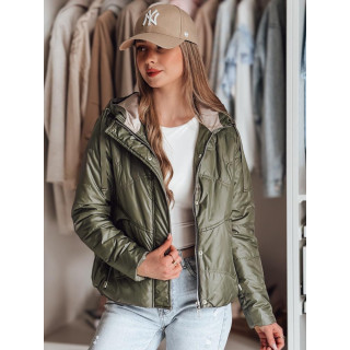 Tavaszi női kabát zöld színben TY4857