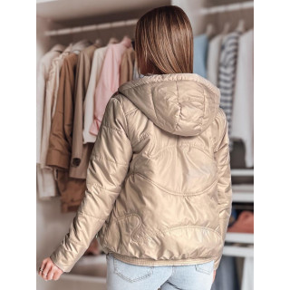 Női tavaszi kabát bézs színben TY4858