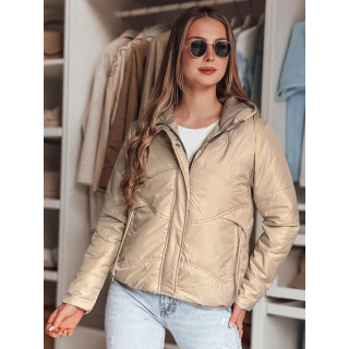 Női tavaszi kabát bézs színben TY4858
