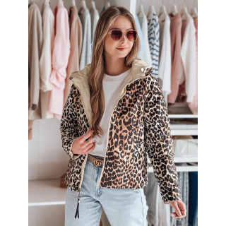 Kifordítható női kabát bézs színben TY4869