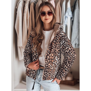 Női bézs kifordítható kabát TY4870