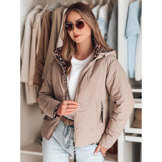Női bézs kifordítható kabát TY4870