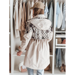 Bézs színű női parka tavaszra TY4874