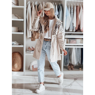 Bézs színű női parka tavaszra TY4874