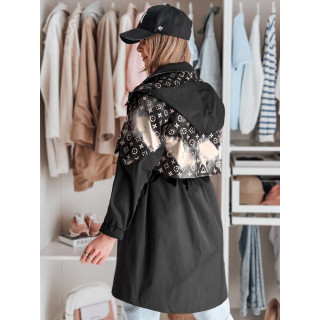 Női tavaszi parka fekete TY4875 színben