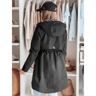 Fekete női parka tavaszra TY4871