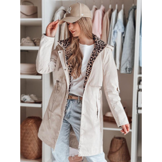 Tavaszi női parka bézs színben TY4872