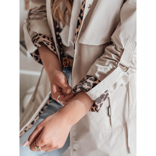 Tavaszi női parka bézs színben TY4872