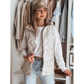 Női világosszürke steppelt mellény TY4882