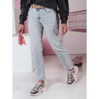 Világoskék női farmer övvel UY2359