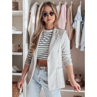 Világosszürke szabású női kabát PY0108