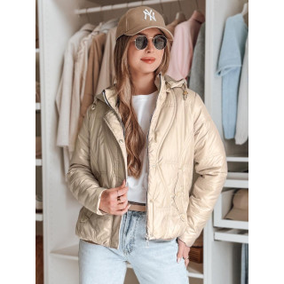 Steppelt bézs színű női kabát TY4851