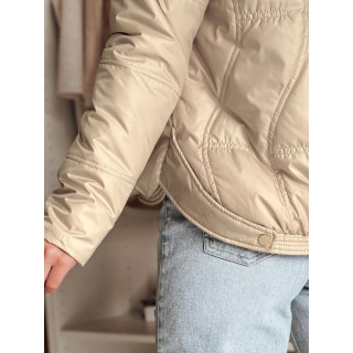 Steppelt bézs színű női kabát TY4851