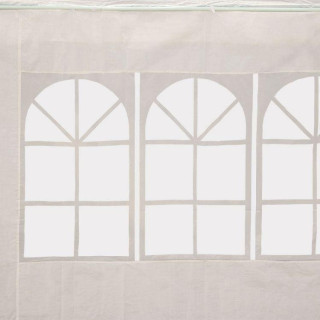 Fehér kereskedelmi kerti pavilon 3x6m