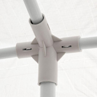 Fehér kereskedelmi kerti pavilon 3x6m