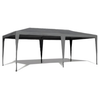 Szürke kereskedelmi kerti pavilon 3x6m