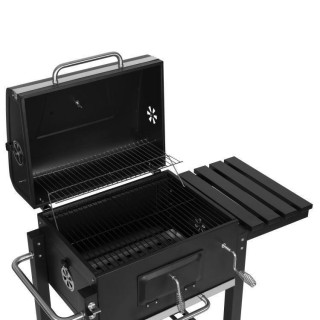 Kerti faszén grill hőmérővel