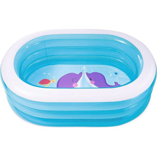 Ovális felfújható medence gyerekeknek