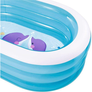 Ovális felfújható medence gyerekeknek
