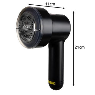 Akkus szöszeltávolító fekete színben