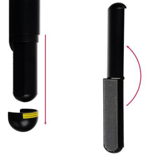 Akkus szöszeltávolító fekete színben