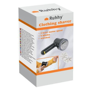 Akkus szöszeltávolító fekete színben