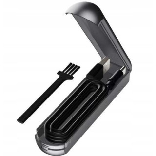 Akkus szöszeltávolító fekete színben