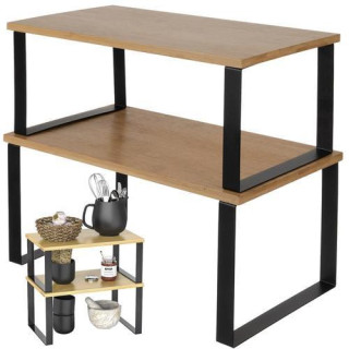 Bambusz polc a konyhába - 2 db