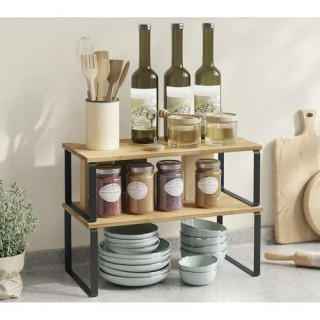 Bambusz polc a konyhába - 2 db