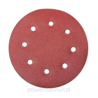 Gipszcsiszoló papír P120 190mm 8 lyuk