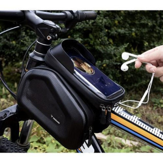 Kerékpártáska telefontokkal