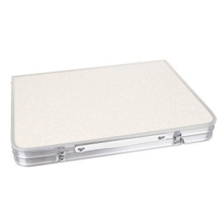 Összecsukható utazóasztal - bőrönd