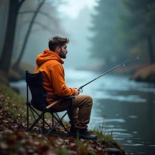 Horgászasztal + két szék