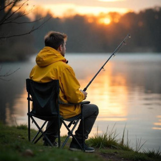 Horgászasztal + két szék