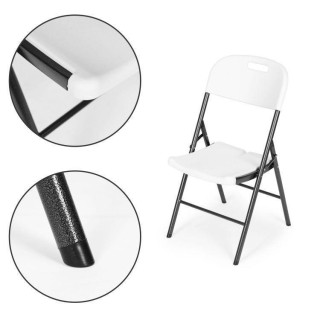 4 darabos fehér összecsukható szék szett