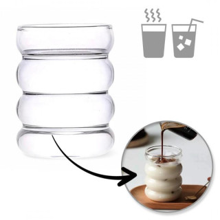 Buborékos latte bögre - 350 ml