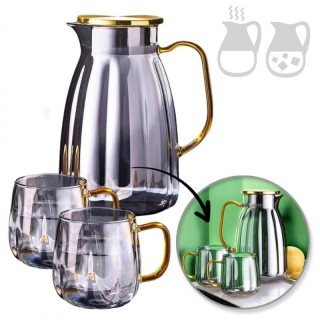 1600 ml-es kancsó + 2 db 350 ml-es pohár szett